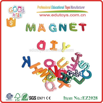 MDF lettres matérielles alphabet jouets éducatifs jeu de lettres magnétiques lettres en bois alphabet pour enfants